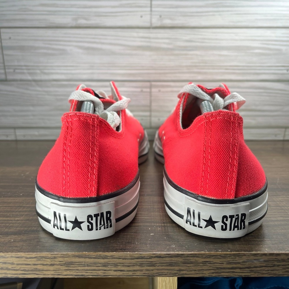 Converse Low Top Sneakers Pink and White - Picture 7 of 9